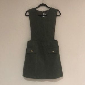 Hunter Green Corduroy Dress
